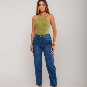Calça Feminina Mom Fit - REF: 10