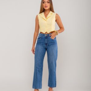 Calça Feminina Mom Fit - REF: 11