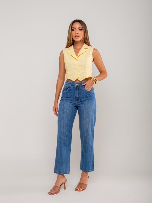 Calça Feminina Mom Fit - REF: 11